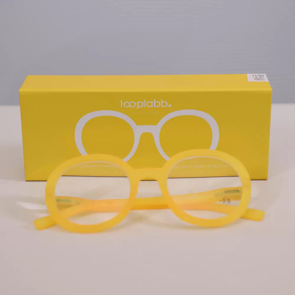 READING GLASSES JANE NEON YELLOW +1.5